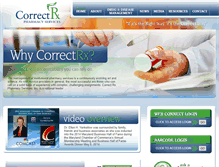 Tablet Screenshot of correctrxpharmacy.com